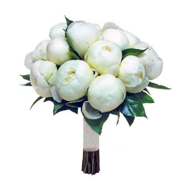 Букеты невесты из пионов